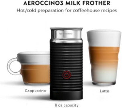 Breville Nespresso Vertuo Coffee & Espresso Maker - Chrome Finish with Aeroccino Frother