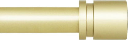 Byondeth Curtain Rods - Adjustable 16 to 60 Inches | 1-Inch Diameter with Elegant Warm Gold Finials