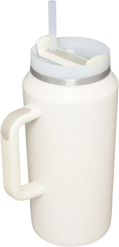 STANLEY Quencher H2.0 Tumbler - 64 oz Insulated Stainless Steel Cup with Handle & Straw | Cream (Pack of 4)