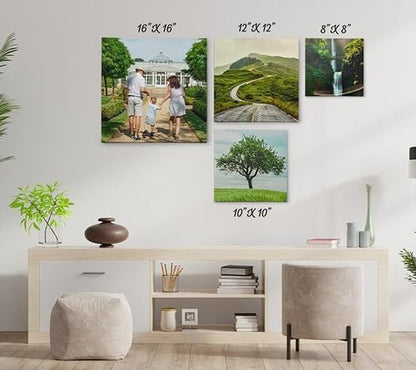 CanvasChamp Custom Canvas Print - Personalized Framed Wall Art for Home & Office Decor | 7" W x 5" H