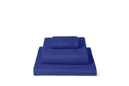 Mellanni Twin XL Sheets Set - 3 PC Iconic Collection Bedding - Hotel Luxury, Extra Soft, Cooling Bed Sheets - Wrinkle, Fade, Stain Resistant (Twin Extra Long, Royal Blue)