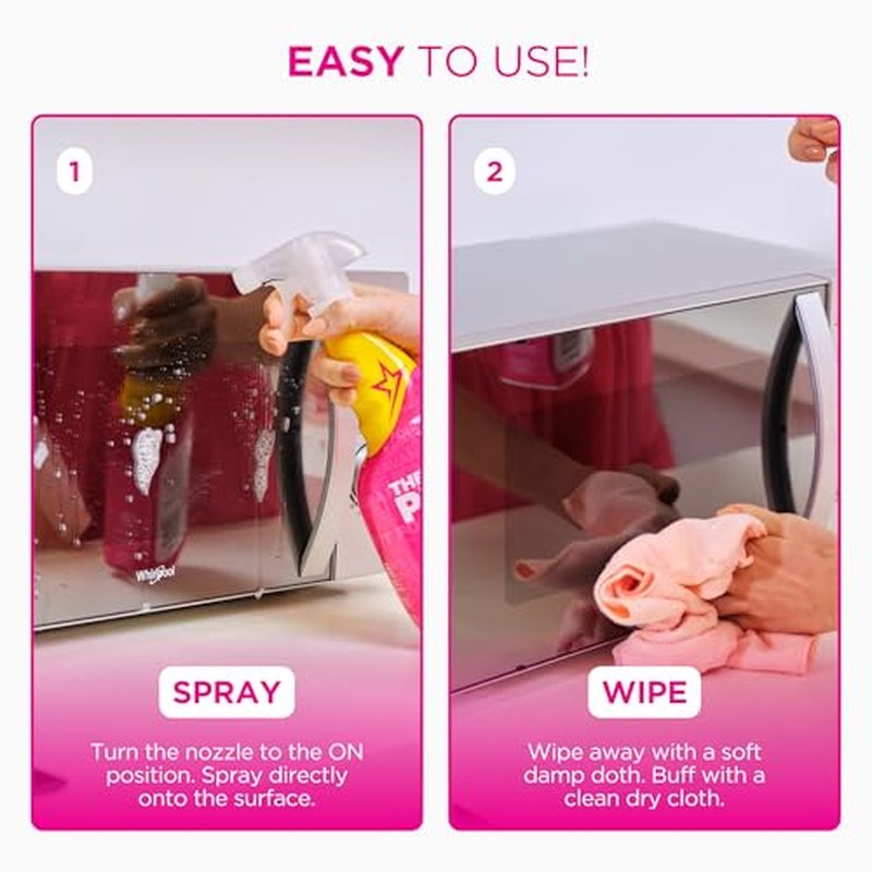 Stardrops The Pink Stuff Miracle Multi-Purpose Cleaner – Removes Grease, Grime, and Stains on Kitchens, Bathrooms, Floors, and More, 25 fl Oz