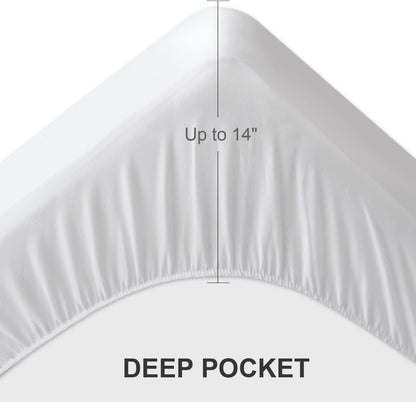 Regine Switzerland Waterproof Twin Mattress Protector - Soft Cooling Quilted Pad for Kids | Fits Deep Pocket Up to 14”