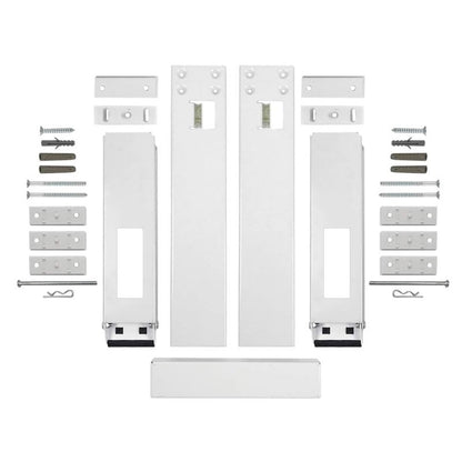 Qualward Air Conditioner Bracket Window AC Support Brackets - Heavy Duty with 2 Arms, Up to 180 lbs for 12000 to 24000 BTU AC Units- Fits Single Or Double Hung Windows
