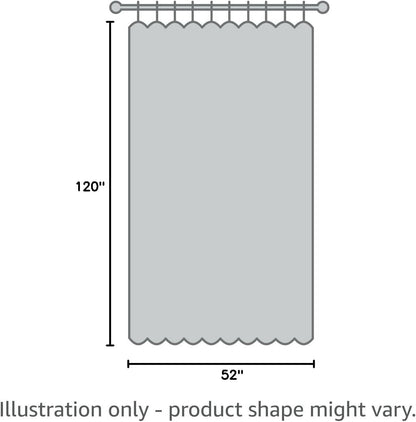 MIULEE 100% Blackout Linen Textured Curtains - Thermal Insulated Copper Brown | 52 x 120 Inch (2 Panels)
