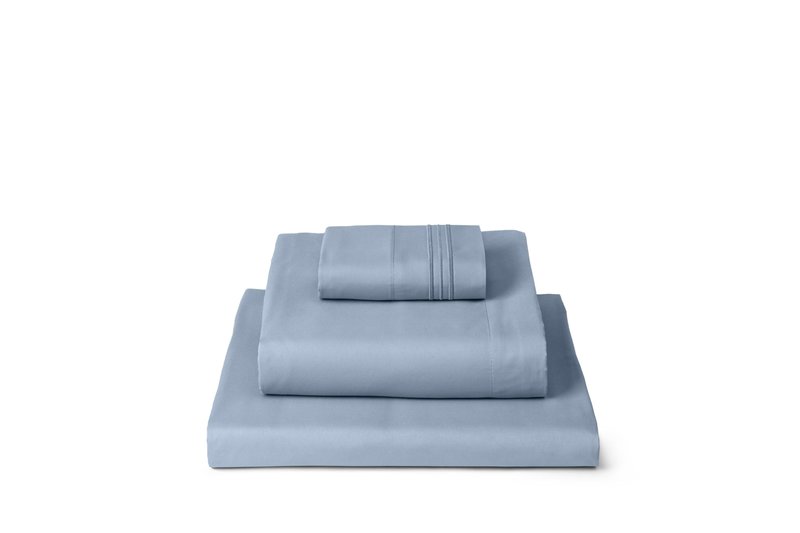 Mellanni Twin Sheets Set - 3 PC Iconic Collection Bedding - Hotel Luxury, Extra Soft, Cooling Bed Sheets - Wrinkle, Fade, Stain Resistant (Twin, Blue Hydrangea)
