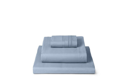 Mellanni Twin Sheets Set - 3 PC Iconic Collection Bedding - Hotel Luxury, Extra Soft, Cooling Bed Sheets - Wrinkle, Fade, Stain Resistant (Twin, Blue Hydrangea)