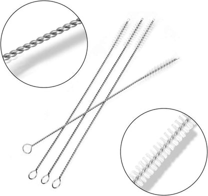 Metal Straw Replacement Compatible With Owala FreeSip Sway 30oz Water Bottle，Reusable Stainless Steel Straws Fit for Owala Water Bottles