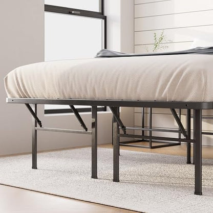 Zinus 16 Inch SmartBase Deluxe Mattress Foundation/ 2 Extra Inches high for Under-Bed Storage/Platform Bed Frame/Box Spring Replacement/Strong/Sturdy/Quiet Noise-Free, Cal King