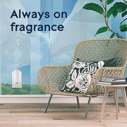 Glade PlugIns Refills Air Freshener, Scented and Essential Oils for Home and Bathroom, Clean Linen, 6.7 Fl Oz, 10 Count