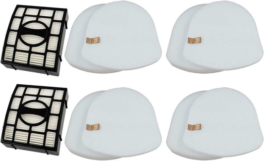 Dttery ZU561 UV730 Filters - Replacement for Shark Rotator Navigator Vacuum | 4 Foam, 4 Felt, 2 HEPA