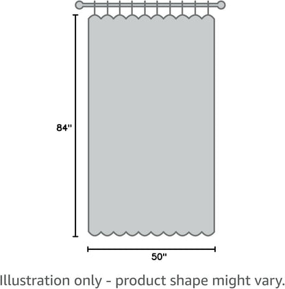 Skiennix 100% Blackout Olive Green Linen Curtains - Thermal Insulated Drapes, 84" Long, 2 Panels Set