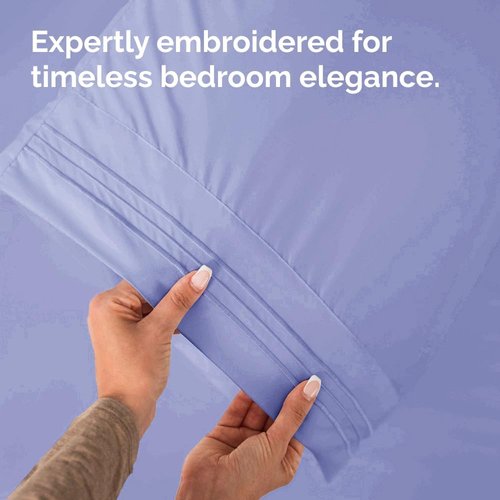 King Standard Pillow Cases by King - Soft Hotel Quality Covers | Comfy Lavender Bedding Set of 4