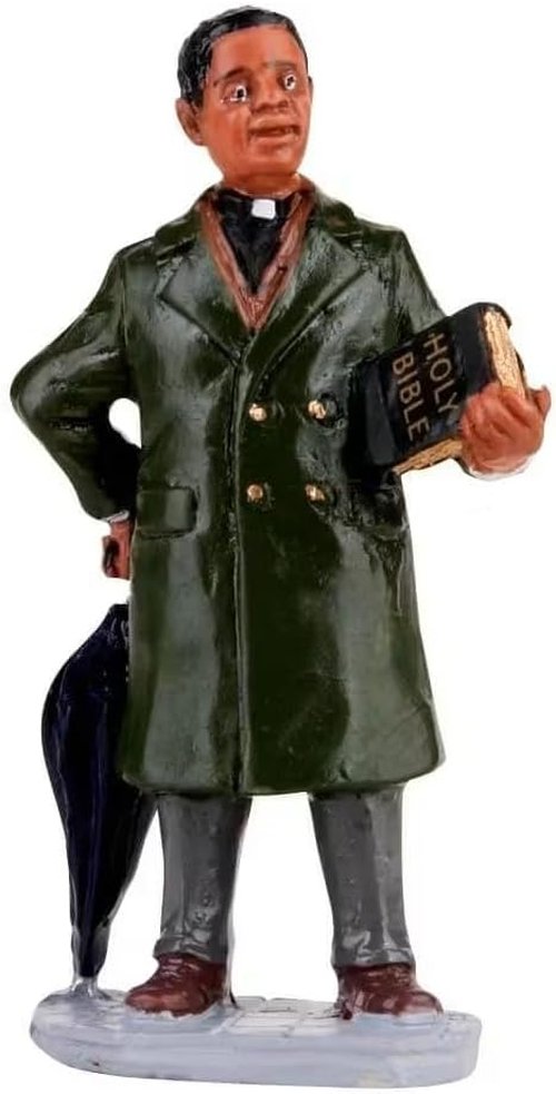 Lemax Village Collection - Preacher Figurine #12484 | Charming Holiday Decor