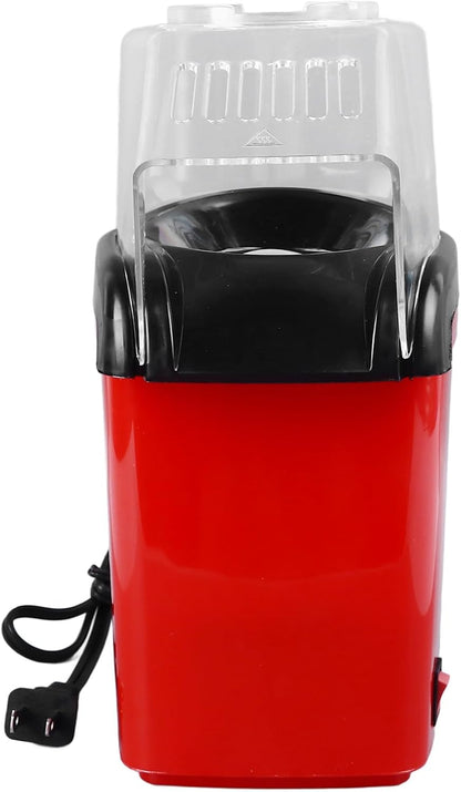 Skiennix Electric Popcorn Maker - Quick & Efficient Hot Air Popper for Movie Nights | Detachable Design