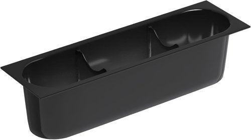 16 in. x 5.5 in. Plastic Bottle Holder for Ice Bins. Holds 3 Bottles