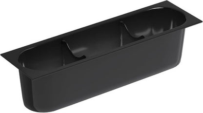 16 in. x 5.5 in. Plastic Bottle Holder for Ice Bins. Holds 3 Bottles
