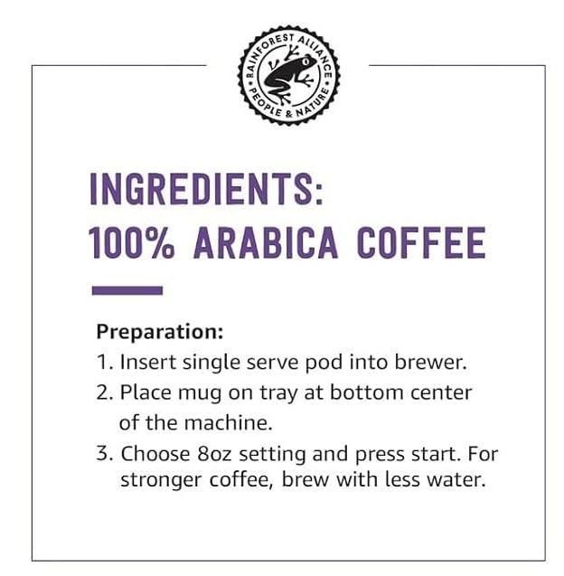 Solimo Dark Roast Coffee Pods - French Roast for Keurig 2.0 Brewers | 24 Count