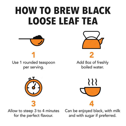 Twinings Earl Grey Loose Tea - Smooth & Flavorful Black Tea Leaves, 7.05 Ounce Tin