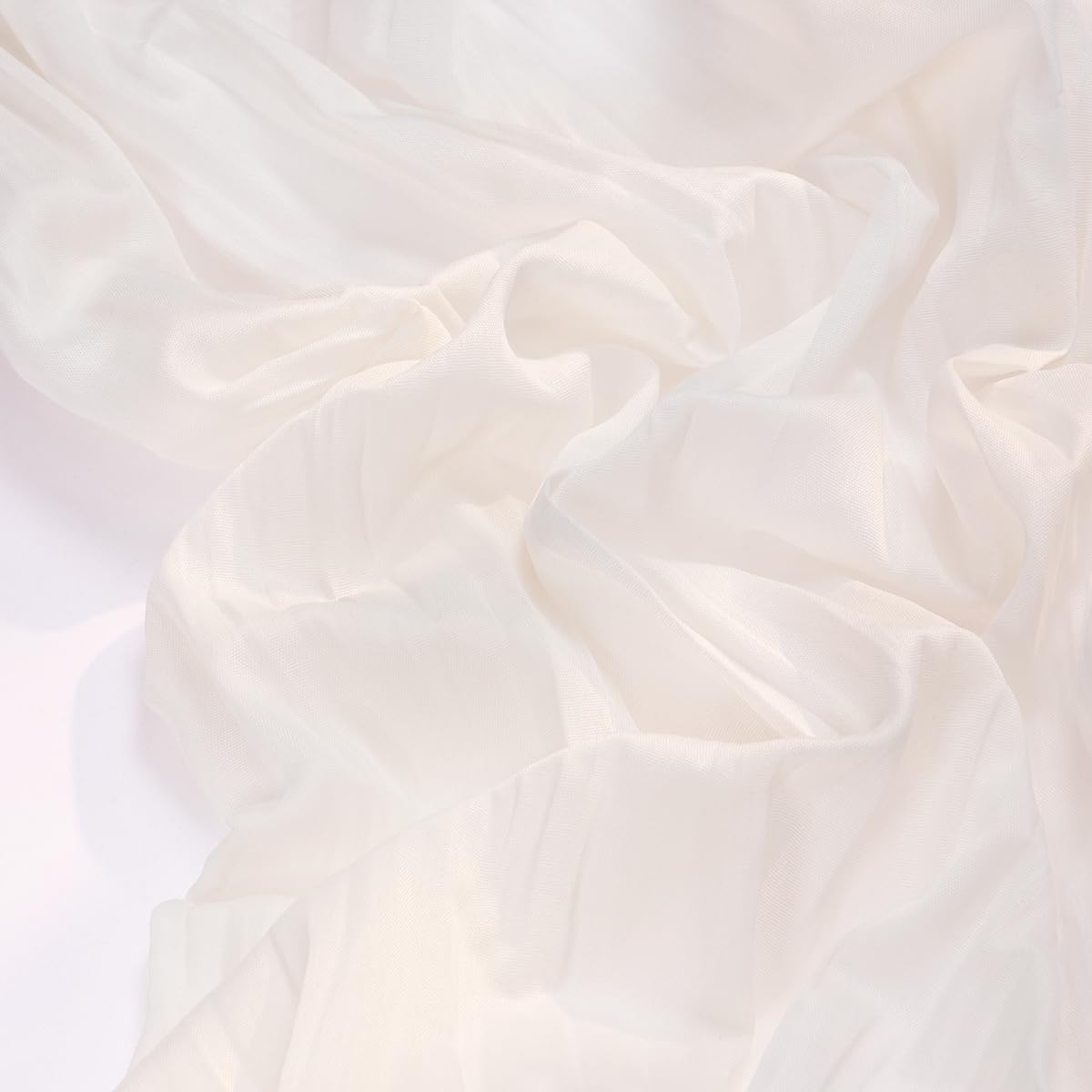 Socomi Ivory White Cheesecloth Table Runner - 15pcs Rustic Boho 120 Inch for Weddings & Events