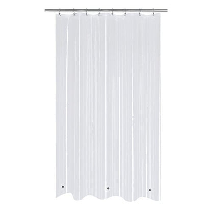 Mrs Awesome RV Stall Shower Curtain Liner with 3 Magnets 47 x 64 inch, Waterproof Thick PEVA Shower Liner for Bathroom 47x64, Clear