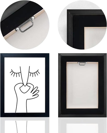 Regine Switzerland Funny Bathroom Wall Art - Black and White Canvas Print for Washroom Decor