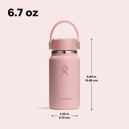 Hydro Flask Micro Bottle - Insulated 6.7 Oz Mini Water Bottle - Leak Proof Design in Reef Color