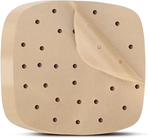 Air Fryer Parchment Paper Liners - 200PCS 8.5 Inch Square Perforated Sheets for Baking & Cooking