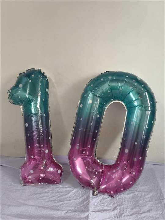 Starry Sky 40-Inch Number 0 Balloon - Perfect for 10th to 60th Birthday Celebrations | Party Decorations
