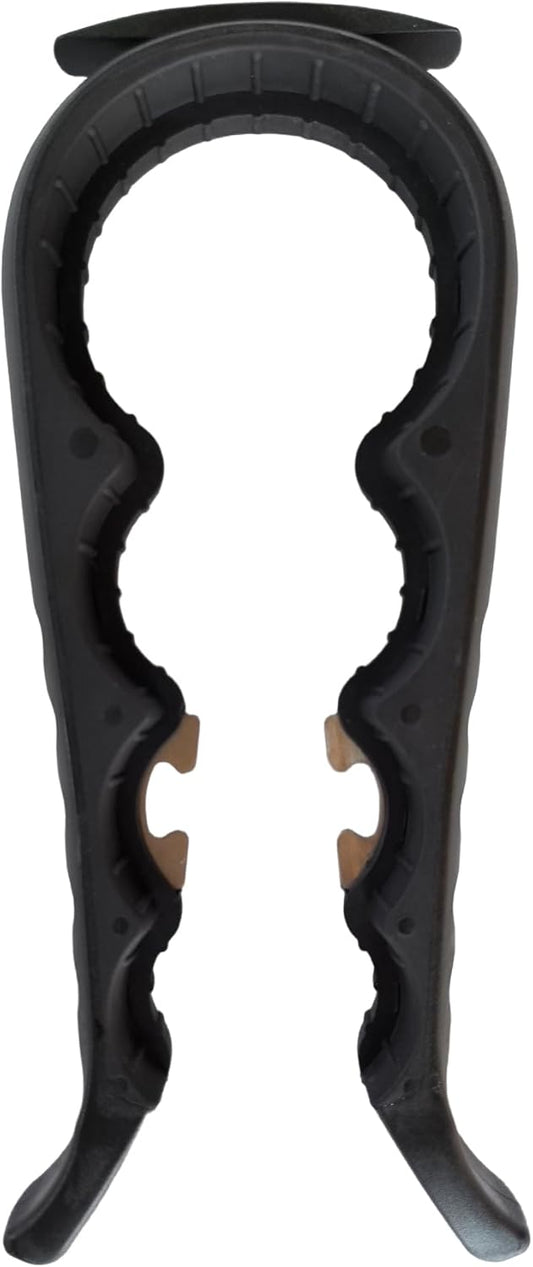 Skiennix 5-in-1 Jar Opener - Non-Slip Easy Grip Tool for Weak Hands | Black Color for Stubborn Lids