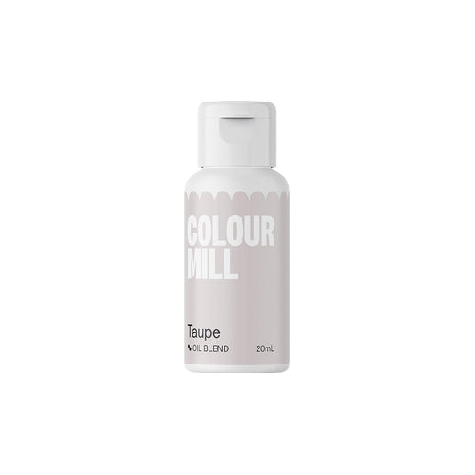 Colour Mill Oil-Based Food Coloring - Taupe | 20 Milliliters for Vibrant Baking and Decorating