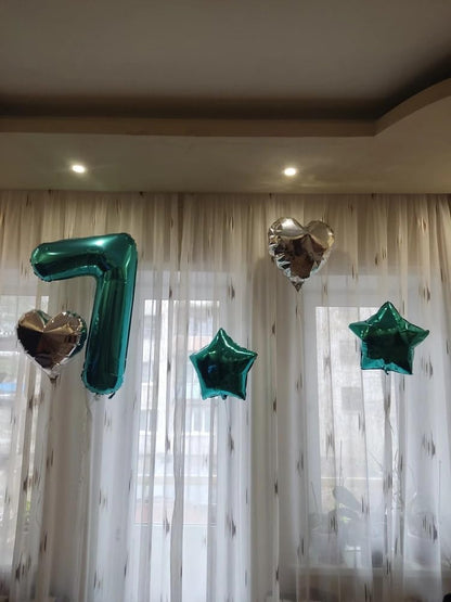 Teal Blue Number 3 Balloon - 40 Inch Birthday Decoration for Kids & Women’s Parties