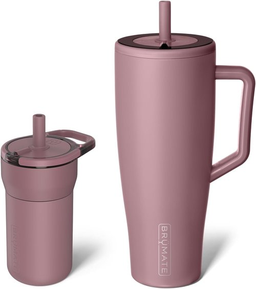 BrüMate 40oz Era & 12oz Leap Bundle - Stylish Rose Taupe Drinkware Set