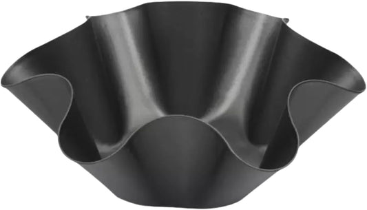 Skiennix Non-Stick Baking Bowls - Carbon Steel Tortilla Bowl Maker | 1 Pc Black Salad Bowl Pan