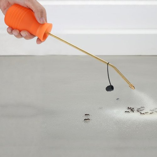 Diatomaceous Earth Bulb Duster - Large Powder Applicator for Easy Application | Orange