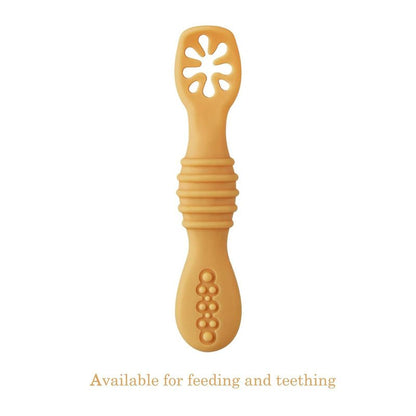 PandaEar 7 Pack Baby Spoons, Soft Silicone Self-Feeding Utensils for Babies & Toddlers, BPA-Free Silicone First Stage Training Spoon with Easy-Grip Handle