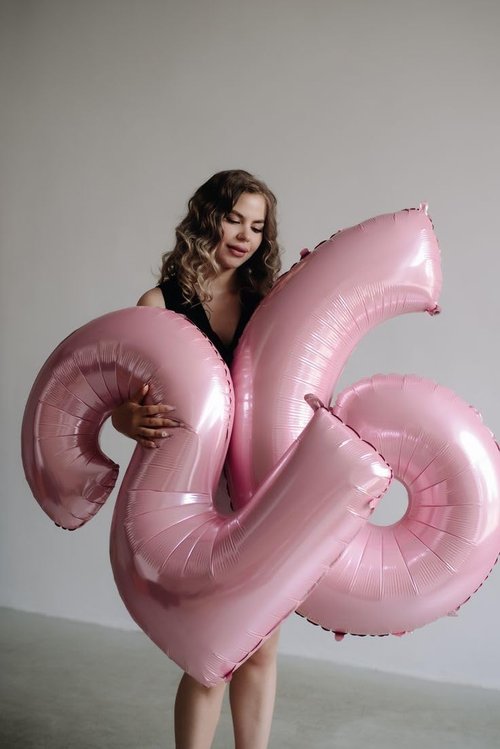**Skiennix 40-Inch Pastel Pink Number 19 Balloons - Elegant Birthday & Party Decorations**
