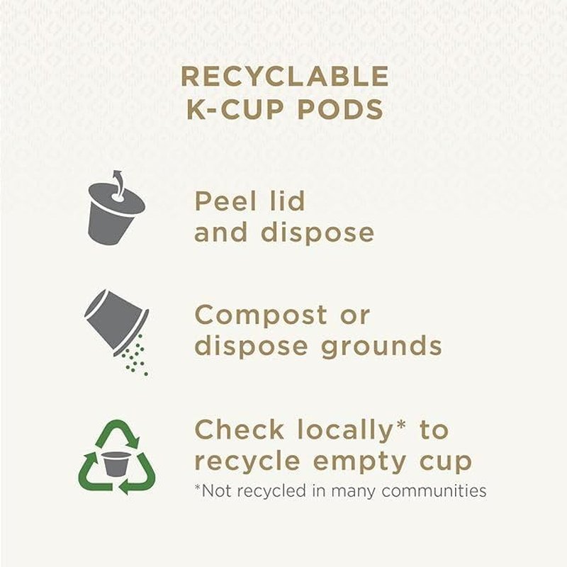 Peet's Coffee, Light Roast Keurig K-Cup Pods, 100% Arabica Coffee - Sun Catcher 60 Count (6 Boxes of 10 Pods)
