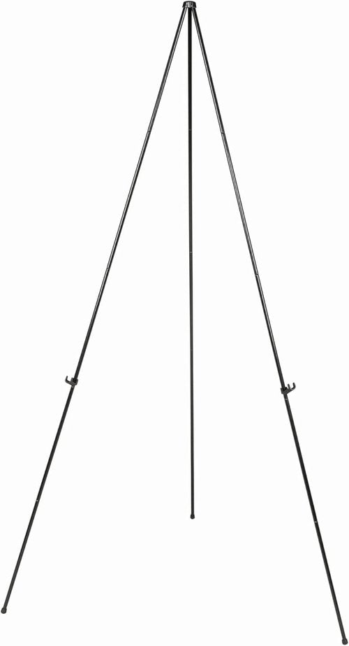 MasterVision Instant Easel - Lightweight Black Steel Design | 61.5" Height for Easy Setup
