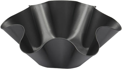Skiennix Nonstick Taco Shell Bowl Set - 4 Large Carbon Steel Tortilla Makers for Frying & Serving