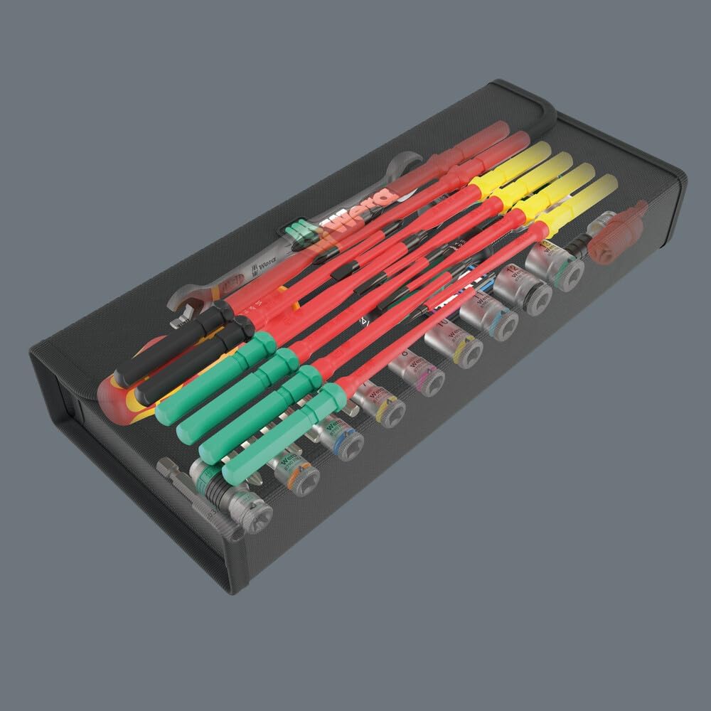 Wera Kraftform Kompakt W 2 Maintenance Tool Set - 35 Durable Pieces for Efficient Repairs
