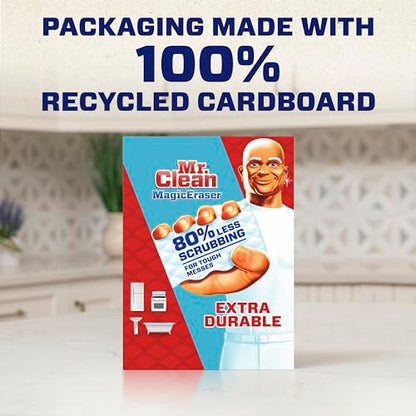 Mr. Clean Magic Eraser, Extra Durable | Multi Purpose Cleaner | 10 Count, Pack of 4
