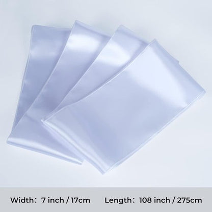 Babenest Satin Chair Sashes - Upgraded 30 Pcs Chair Ribbons & Bows for Weddings & Events | White