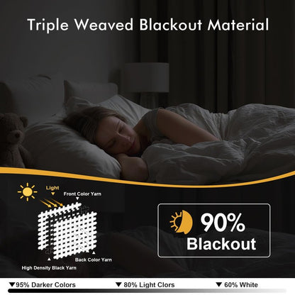 MIULEE Hunter Green Blackout Curtains for Bedroom Living Room 84 Inches Long 2 Panels, Thermal Insulated Room Darkening Drapes Solid Grommet Noise Reduction Light Blocking Window Treatments 50x84 Inch