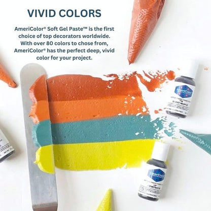 Americolor Soft Gel Paste Food Color - Ivory 4.5-Ounce | Vibrant, Easy-to-Use Gel Dye