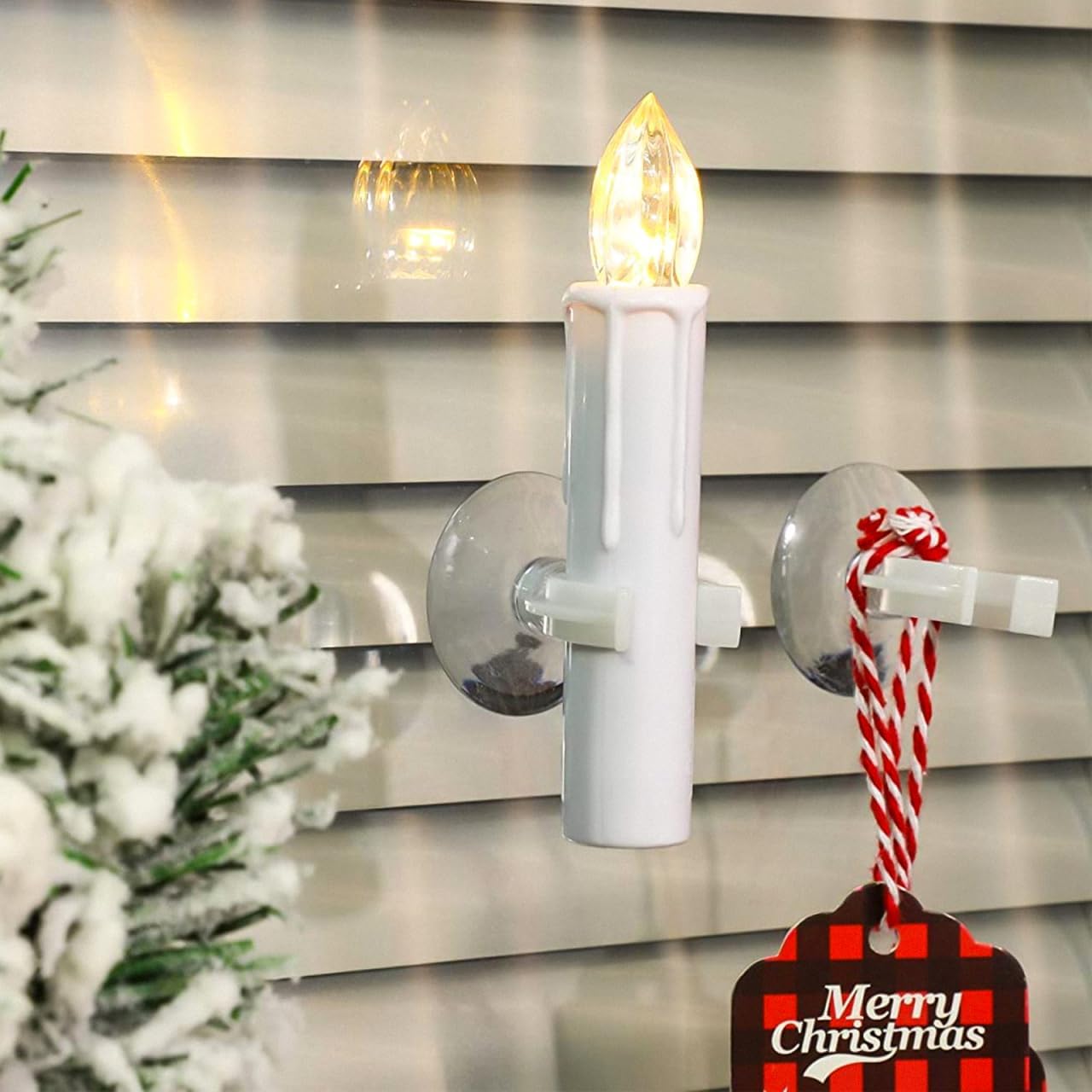 Skiennix Candle Holder Clamps - 6 Pack Suction Cups for Christmas & Valentine's Day | 20mm Size