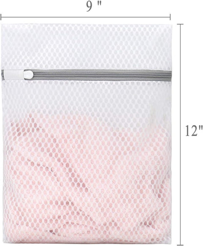 Muchfun Honeycomb Mesh Laundry Bags - Durable 3-Pack for Delicates | 9 x 12 Inches
