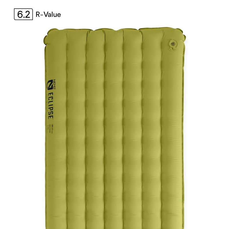 Nemo Equipment Eclipse All-Season Lightweight Insulated Sleeping Pad - Birch Bud/Stormy Night - Long Wide (76"x25")