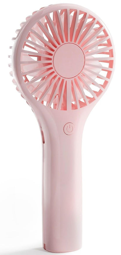 Edvision Portable Mini Fan - Powerful Personal Handheld Fan with 3 Speeds, Cute and Small, USB Rechargeable for Travel/Lash/Makeup/Outdoor/Home, Pink