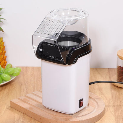 OUNONA Electric Hot Air Popcorn Maker - Compact 10-Inch Home Machine for Quick Snacks & Movie Nights